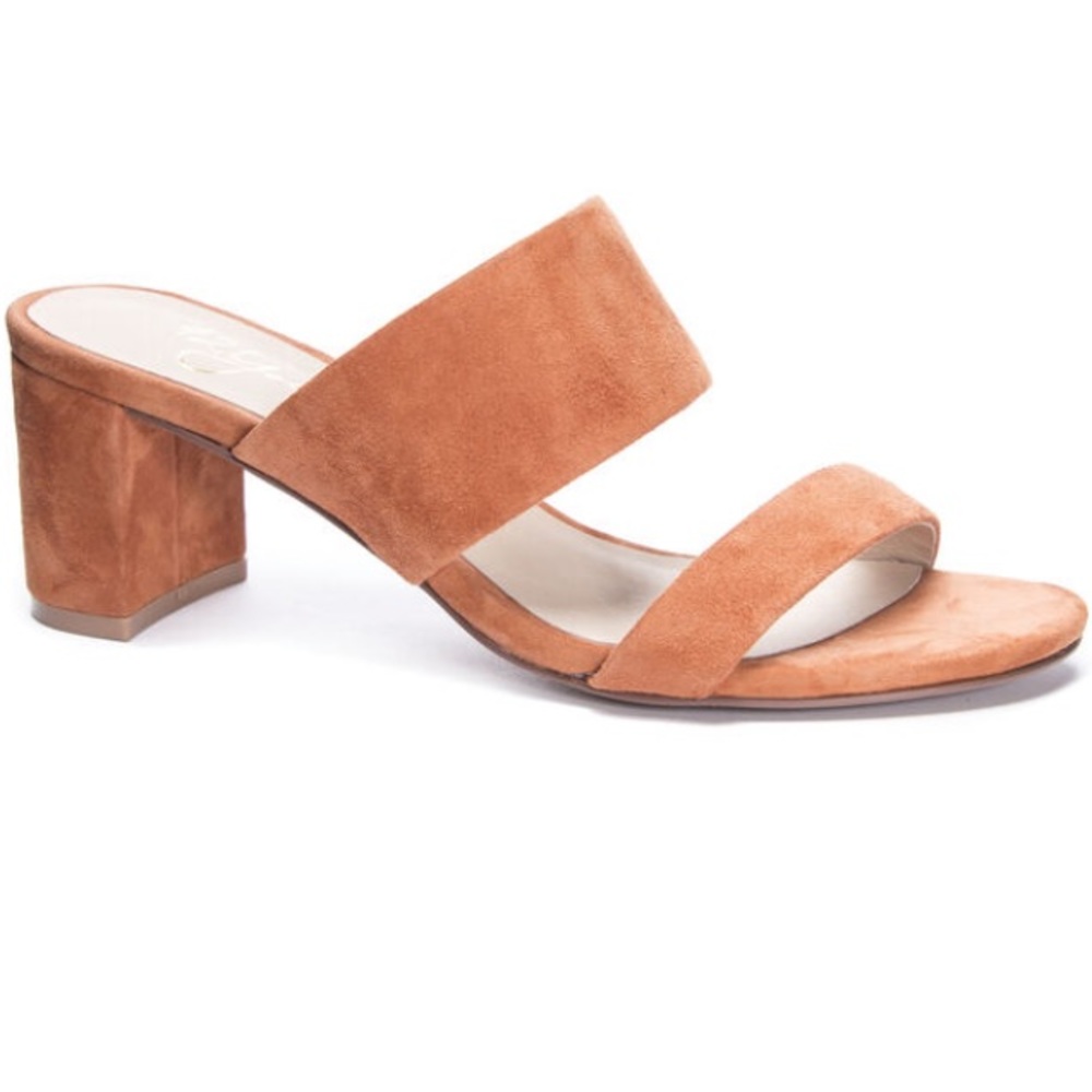 42 Gold Liya Slide Sandal Mecca Tan Kid Leather